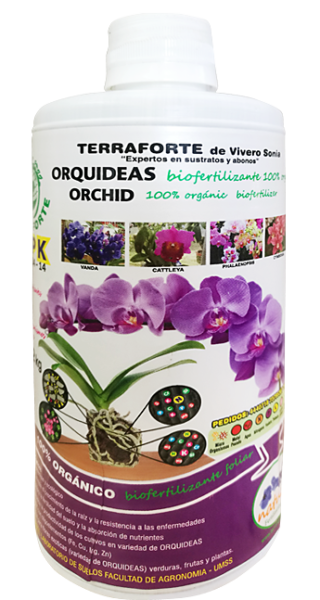 Orquideas fertilizante foliar