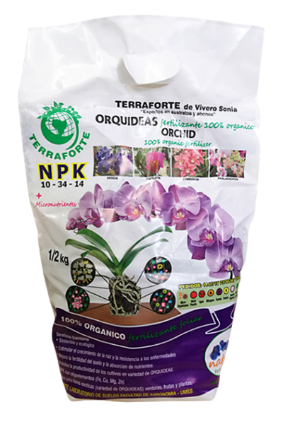 Orquideas fertilizante foliar