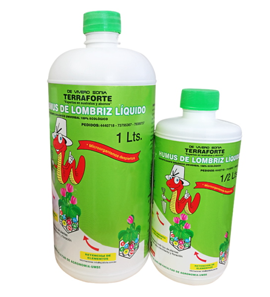 Humus de Lombriz Líquido foliar